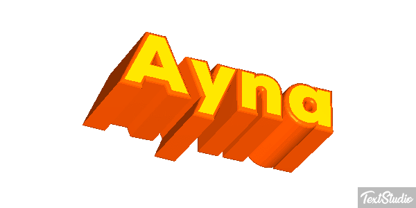 Ayna Effetto testo