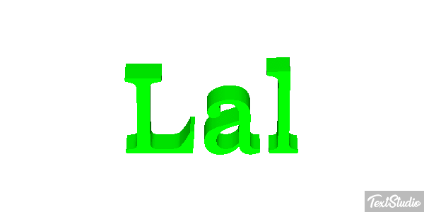 Lal テキスト効果