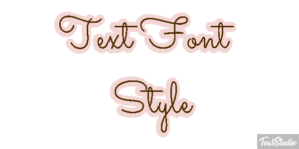 Text Font Style Effetto testo