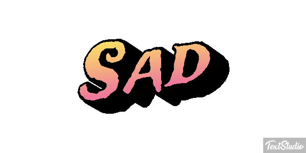 Sad Text effect