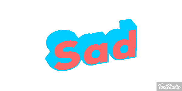Sad Text effect