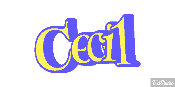 Cecil Text effect