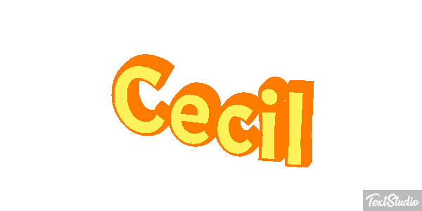 Cecil Text effect