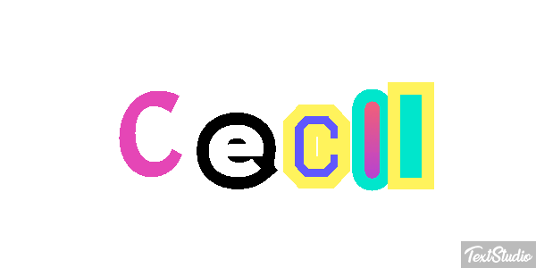 Cecil Text effect