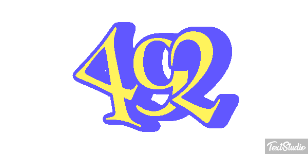 492 Text effect