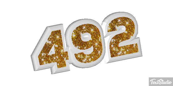 492 Text effect