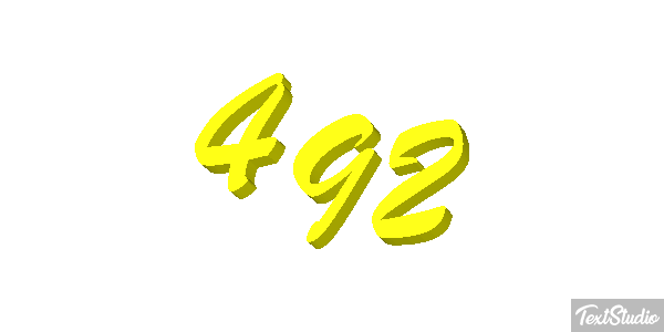 492 Text effect
