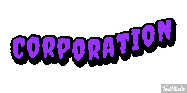 Corporation Текстовый эффект