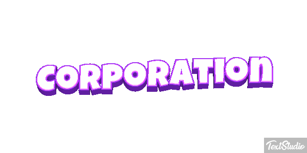 Corporation Текстовый эффект