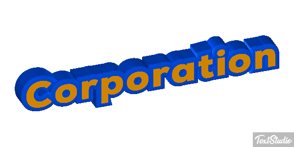 Corporation Текстовый эффект