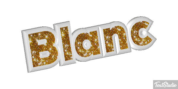 Blanc Text effect