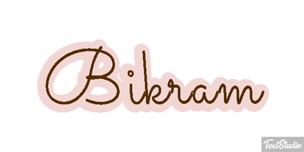 Bikram Text effect