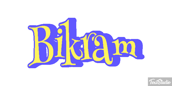 Bikram Text effect
