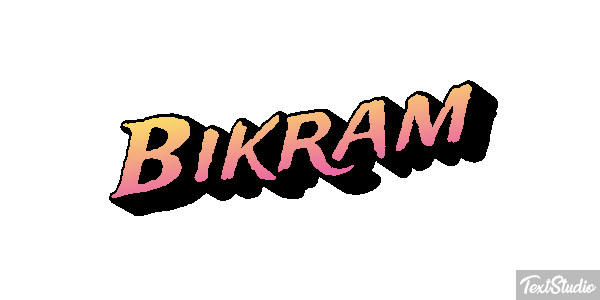 Bikram Text effect
