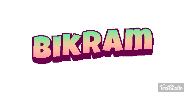 Bikram Text effect