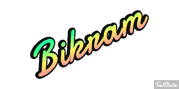 Bikram Text effect