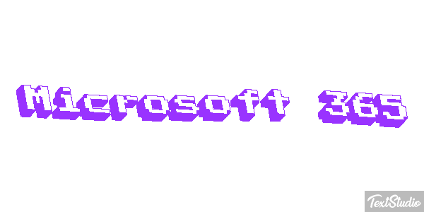 Mícrosoft 365 Text effect