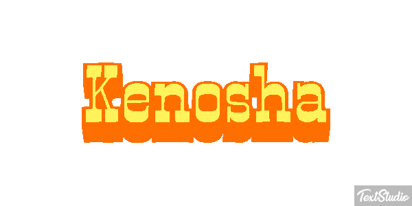 Kenosha Efeito do texto
