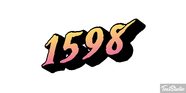 1598 Texteffekt