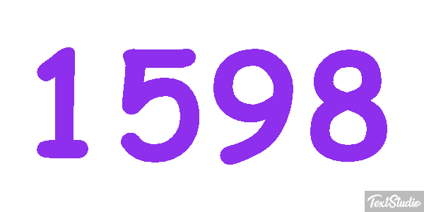 1598 Texteffekt