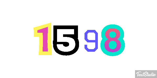 1598 Texteffekt