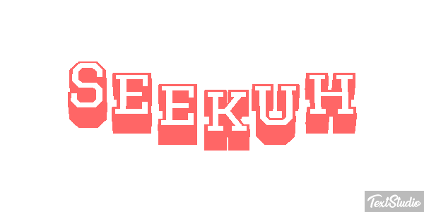 Seekuh Texteffekt