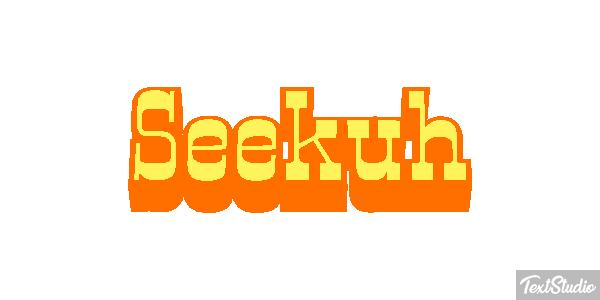 Seekuh Texteffekt