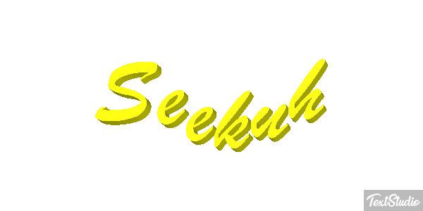 Seekuh Texteffekt