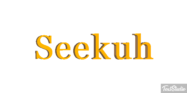 Seekuh Texteffekt