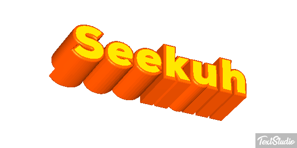 Seekuh Texteffekt