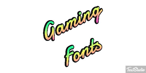 Gaming Fonts Metin efekti