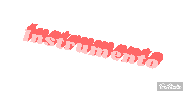 Instrumento Text effect