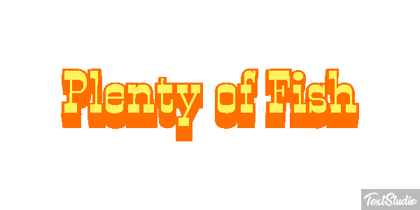 Plenty of Fish Effetto testo