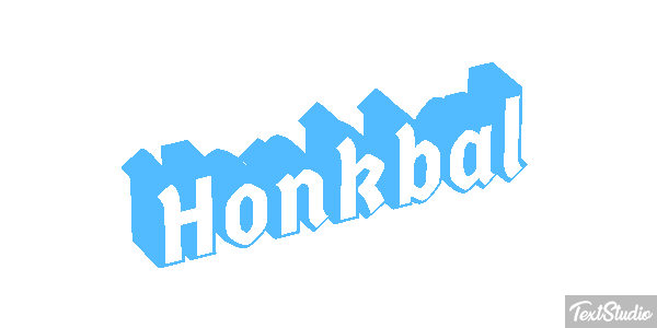 Honkbal Tekst effect