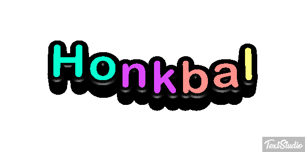 Honkbal Tekst effect