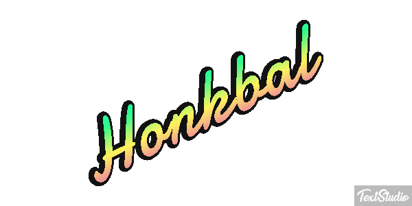 Honkbal Tekst effect