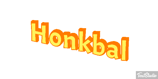 Honkbal Tekst effect