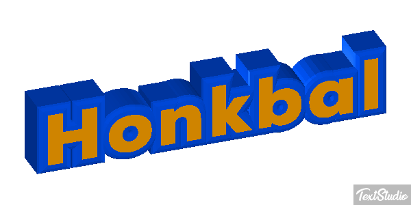 Honkbal Tekst effect