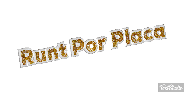 Runt Pór Placa Effetto testo