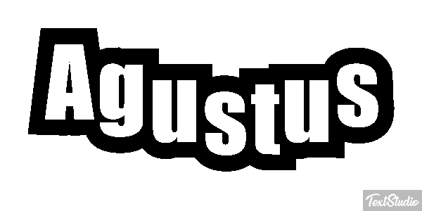 Agustus Текстовый эффект