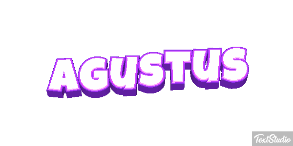 Agustus Текстовый эффект