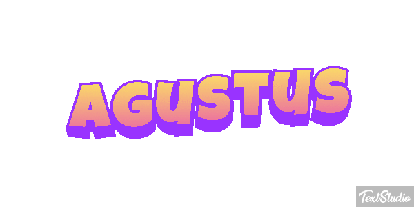 Agustus Текстовый эффект