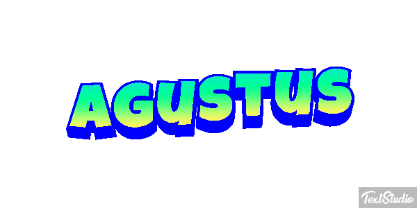 Agustus Текстовый эффект