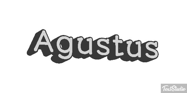 Agustus Текстовый эффект