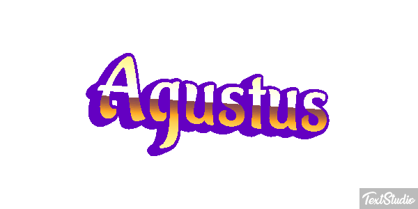 Agustus Текстовый эффект