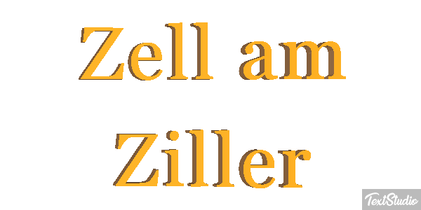 Zell am Ziller Effetto testo