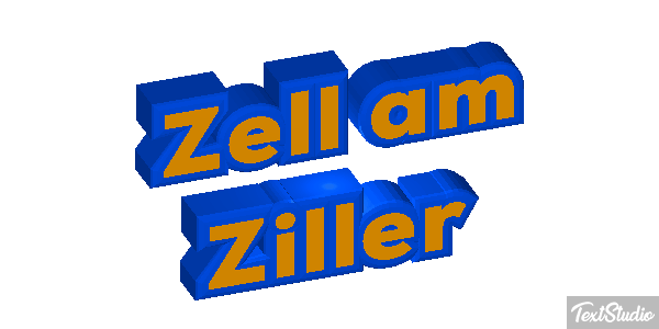 Zell am Ziller Effetto testo