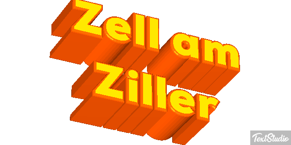 Zell am Ziller Effetto testo