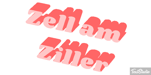 Zell am Ziller Effetto testo