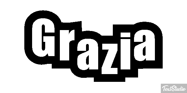 Grazia Tekst effect